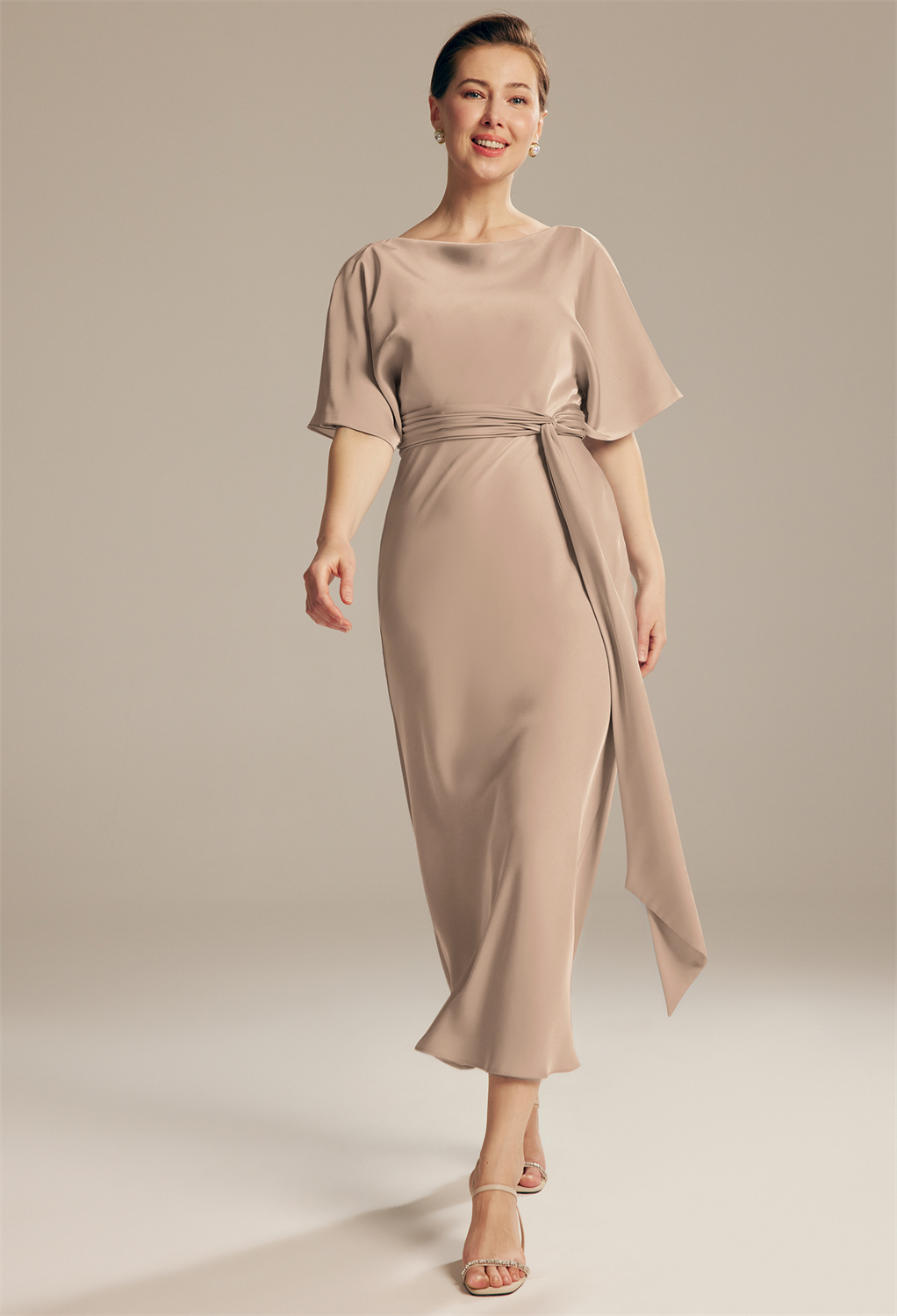 AW Romula Taupe  Mother of the Bride Dresses